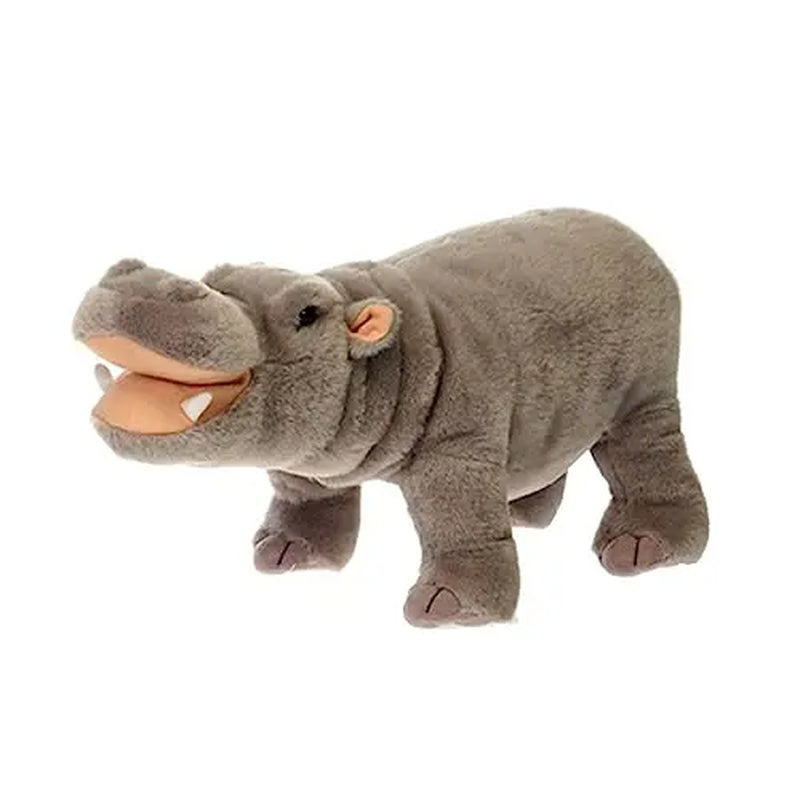 Hippopotamus Stuffed Animal - Standing Hippo - Plush Favorite Animal Keepsake