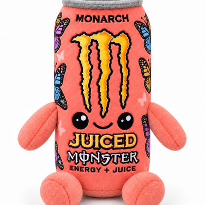 Monster Energy Drink Can Stuffed Toy - 6 in & 8.7 in Soft Plushies, Cute Collectible, Quirky Whimsical Geek Gift Idea for Gamer Desk Decor, Fan Presents