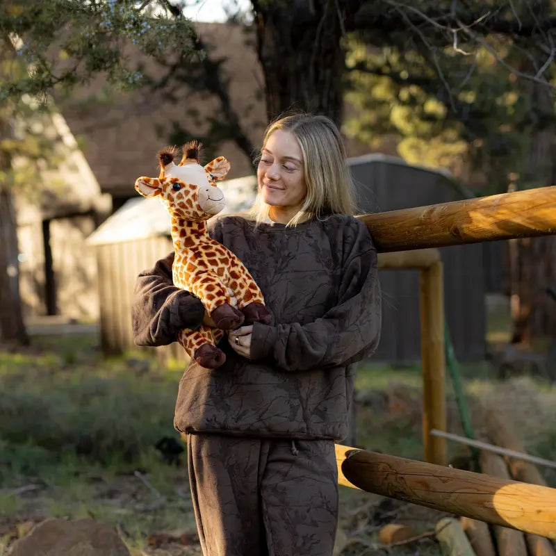 Jumbo Giraffe Snugglepal | 16" Tall, 4.5Lbs, Ultra Soft | Weighted Giraffe Stuffed Animal | Giraffe Plush | Giraffe Weighted Plushie