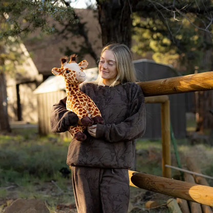 Jumbo Giraffe Snugglepal | 16" Tall, 4.5Lbs, Ultra Soft | Weighted Giraffe Stuffed Animal | Giraffe Plush | Giraffe Weighted Plushie