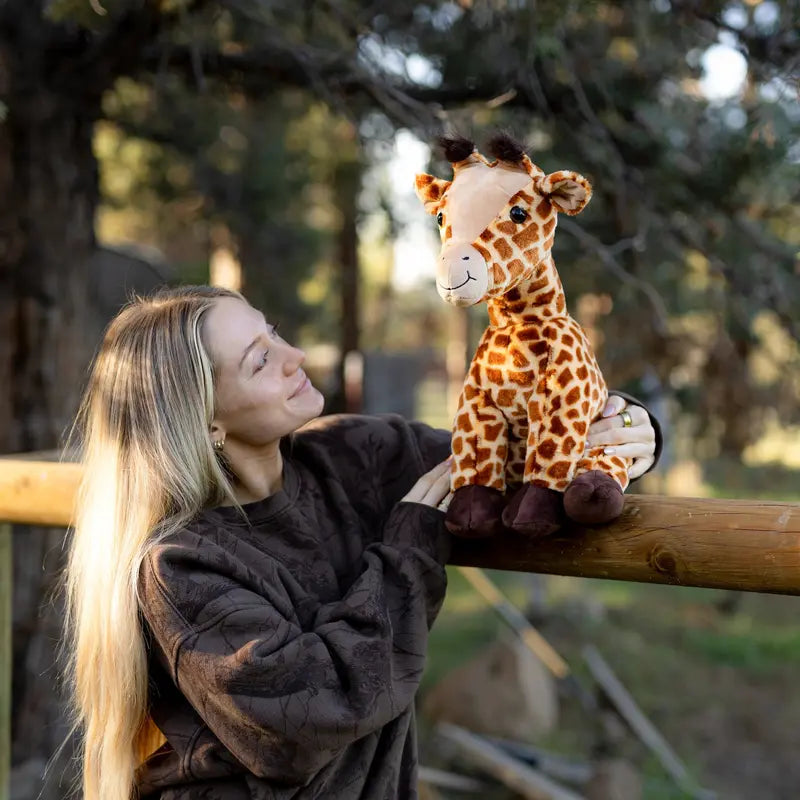 Jumbo Giraffe Snugglepal | 16" Tall, 4.5Lbs, Ultra Soft | Weighted Giraffe Stuffed Animal | Giraffe Plush | Giraffe Weighted Plushie