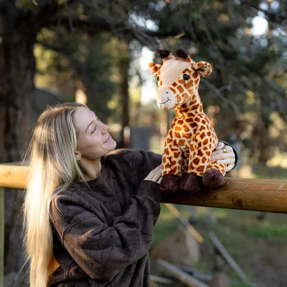 Jumbo Giraffe Snugglepal | 16" Tall, 4.5Lbs, Ultra Soft | Weighted Giraffe Stuffed Animal | Giraffe Plush | Giraffe Weighted Plushie