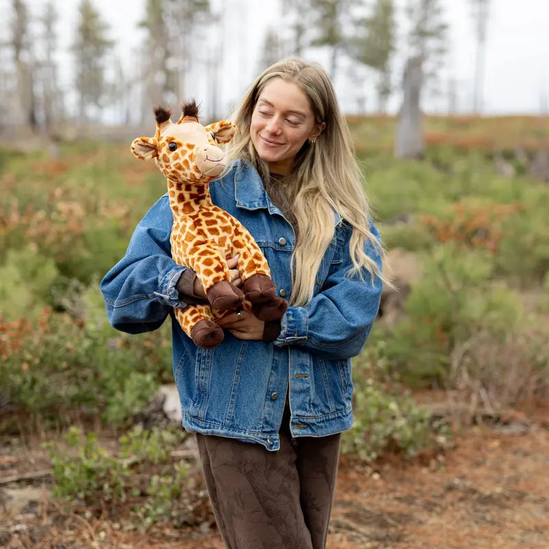 Jumbo Giraffe Snugglepal | 16" Tall, 4.5Lbs, Ultra Soft | Weighted Giraffe Stuffed Animal | Giraffe Plush | Giraffe Weighted Plushie