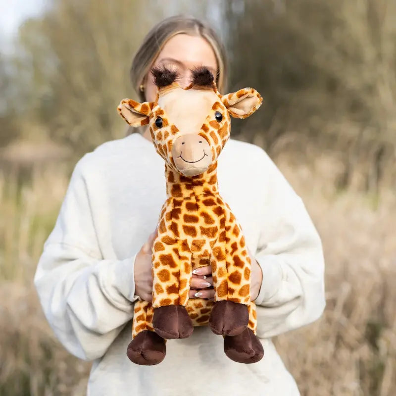 Jumbo Giraffe Snugglepal | 16" Tall, 4.5Lbs, Ultra Soft | Weighted Giraffe Stuffed Animal | Giraffe Plush | Giraffe Weighted Plushie