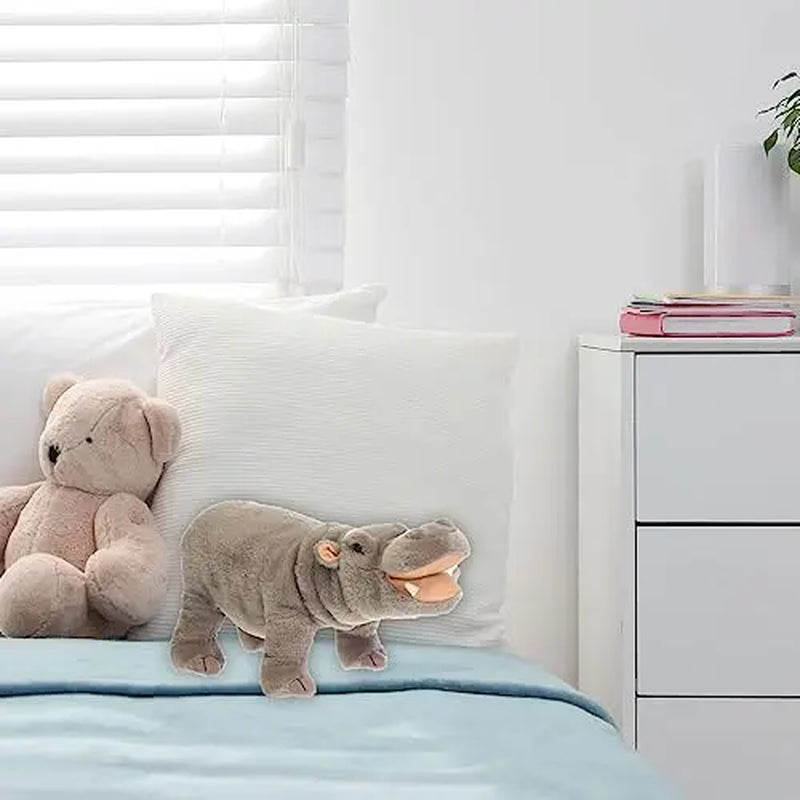 Hippopotamus Stuffed Animal - Standing Hippo - Plush Favorite Animal Keepsake