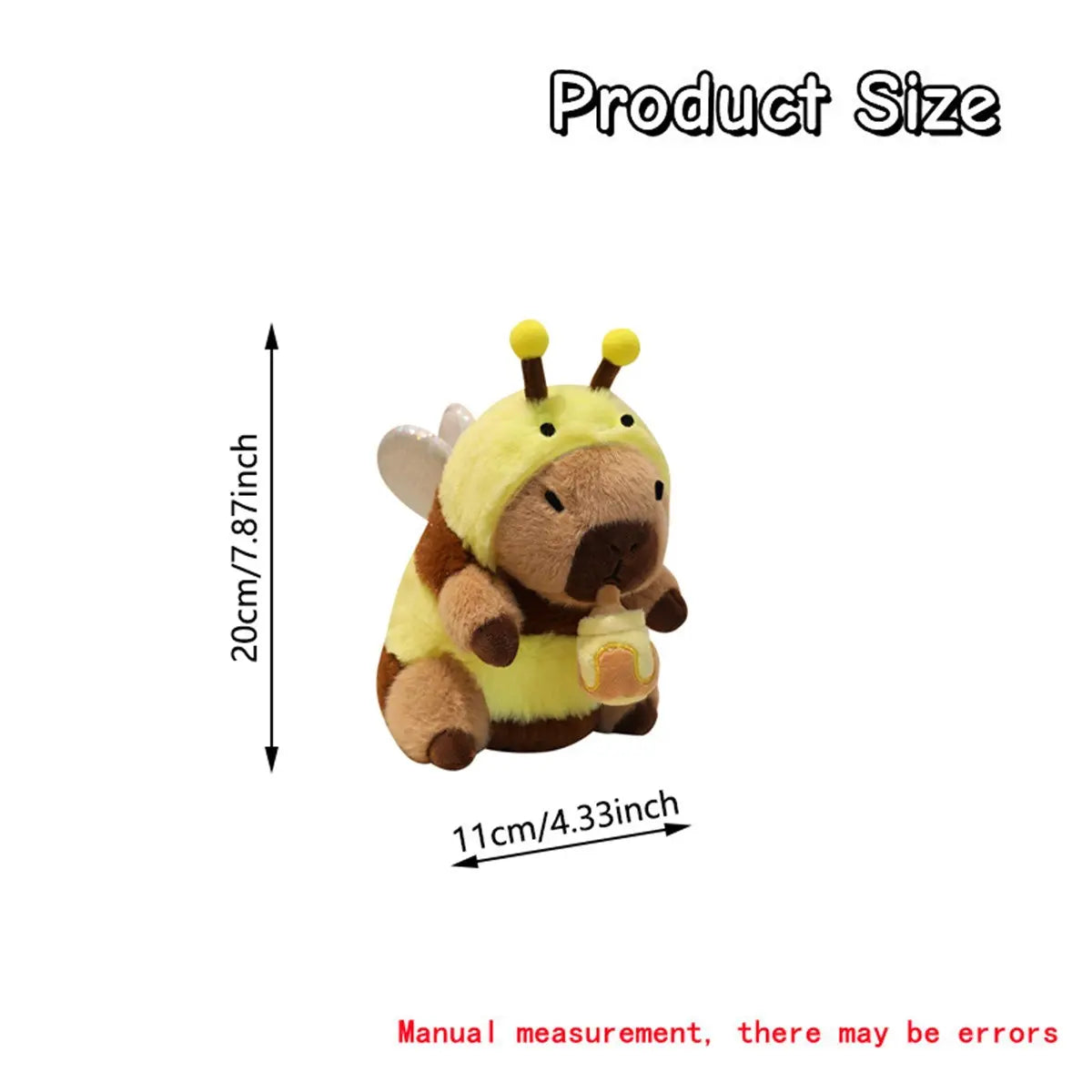 Pull String Transforming Capybara Plush Toy, Soft Fluffy Stuffed Doll, Halloween Christmas Party Decor, Kids Birthday Gift, Unisex, Capybara Stuffed Animals