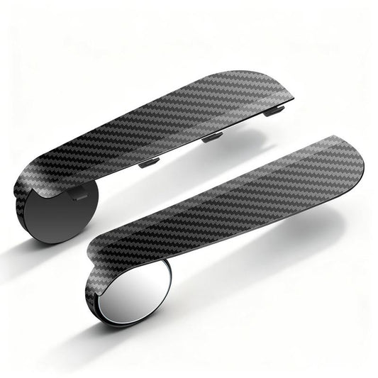 Mirror Rain Visor Eyebrows, Waterproof Carbon Fiber Auto Exterior Side Mirror Rain Guards, Rainproof Rear View Mirrors Eyebrow Cover for Cars Sedans Trucks-Yy2