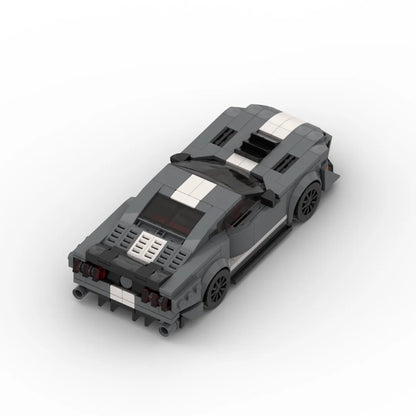 MOC Shelby GT500 476Pcs Racing Racer Building Blocks Brick Creative Garage Toys for Boys Gifts