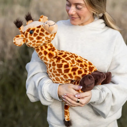 Jumbo Giraffe Snugglepal | 16" Tall, 4.5Lbs, Ultra Soft | Weighted Giraffe Stuffed Animal | Giraffe Plush | Giraffe Weighted Plushie