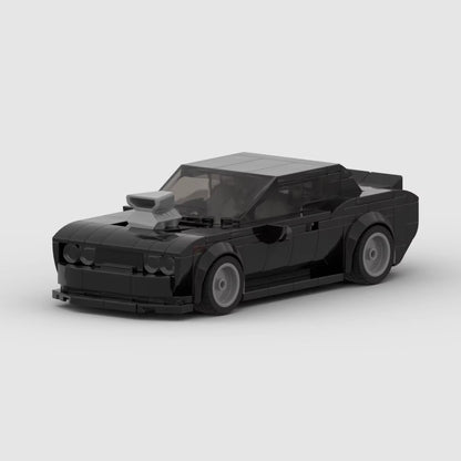 MOC Dodge Challenger Charger Dom Racing Racer Building Blocks Brick Creative Garage Toys for Boys Gifts